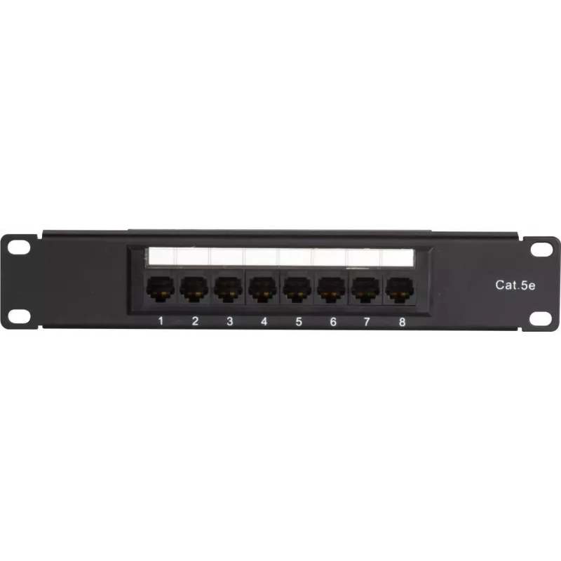 Patch panel DSIT DS-10Patch5-8UTP 10 polegadas 8 portas UTP CAT 5e