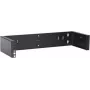 Estrutura de rack DSIT 2U 19 polegadas para montagem na parede, sem dobradiça, 180 mm de profundidade, preta (DS-WMB2-S)