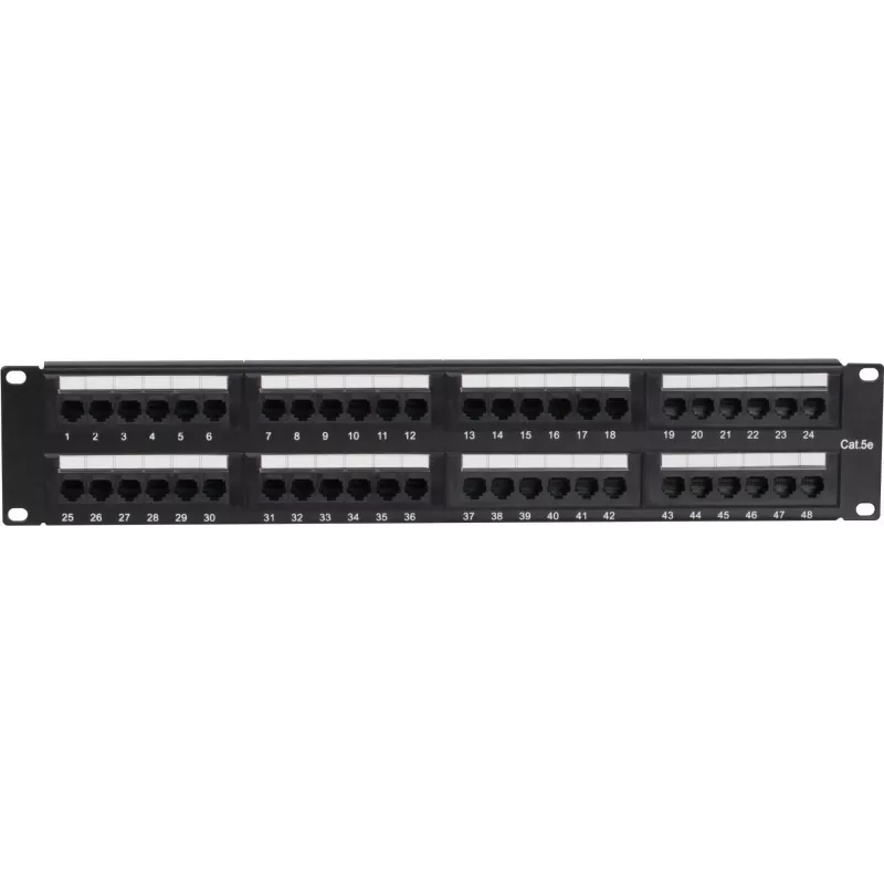 DS-IT painel de ligação de rede CAT 5e UTP, 19 polegadas, 48 portas (DS-Patch5-48UTP)