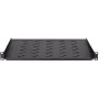 DSIT DS-FH1U450 prateleira fixa 1U para armários de parede de 600 mm de profundidade, 450 mm de profundidade, preto