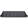 DSIT DS-FH1U450 prateleira fixa 1U para armários de parede de 600 mm de profundidade, 450 mm de profundidade, preto