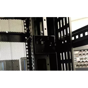 DSIT painel de gestão de cabos vertical 18U 30cm de largura preto (DS-CABLETRAY-18U-30)