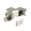 DSIT CAT6a STP keystone jack módulo RJ45 sem ferramentas