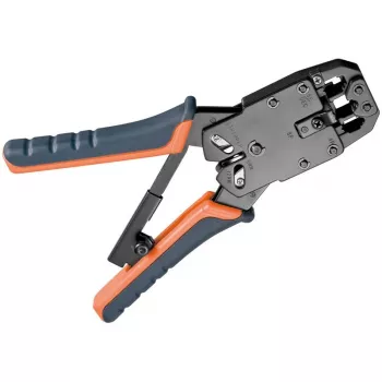 DSIT DC-TOOL-RJ45PRO alicate de cravar profissional para fichas RJ45 com corta-cabos e descarnador