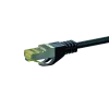 DSIT DC-70-100 cabo de ligação de rede Cat.7 S/FTP PiMF RJ45, 10m, preto, 10 Gbps, 600 MHz
