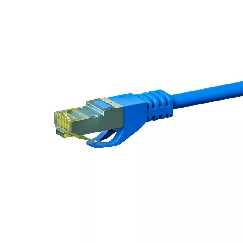 Cabo de rede DSIT Cat.7 S/FTP PiMF RJ45, 15 m, azul