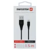 Cabo Swissten USB-A para USB-C 3.1 Gen 1 1,5 m preto