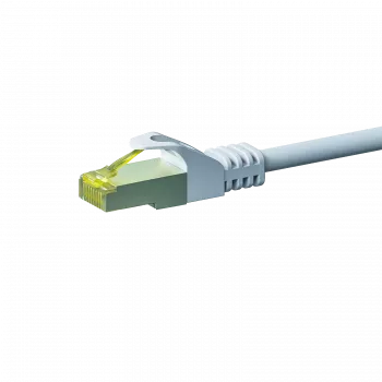 Cabo de rede patch DSIT Cat.7 S/FTP PiMF, RJ45, branco, 30 m