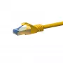 Cabo de rede patch DSIT CAT 6a S/FTP LSOH, 0,25 m, amarelo