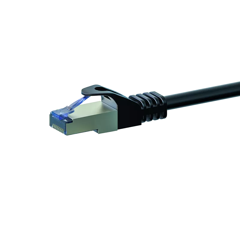 Cabo de rede patch DSIT CAT 6a S/FTP LSOH, 10 m, preto (DC-6A0-100)