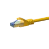 Cabo de rede DSIT CAT 6a S/FTP LSOH 30 m amarelo