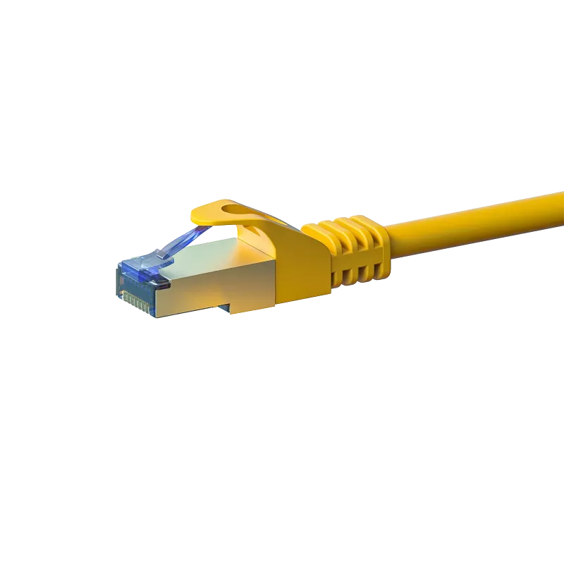 Cabo de rede DSIT CAT 6a S/FTP LSOH 30 m amarelo