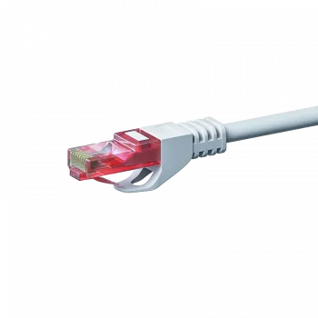 Cabo de rede patch DSIT CAT6, U/UTP, 1,5 m, branco, 100% cobre