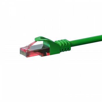 Cabo de rede Ethernet patch DSIT CAT6 U/UTP, 2 m, verde, 100% cobre, RJ45, 1 Gbit/s
