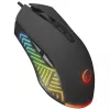 Rato gaming com fio Rampage Spear V2 12800 DPI ótico RGB preto