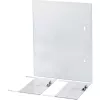 Tampa de fusível Eaton Xpole QSAFCOVER400/600/8 para interruptor de corte de carga 400-600A, policarbonato transparente, 165x70x70 mm