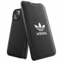 Capa tipo livro Adidas Originals BASIC para iPhone 14/15/13 6,1 polegadas preto/branco