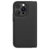 Capa tipo livro Adidas Originals Basic para iPhone 14 Pro, preto e branco