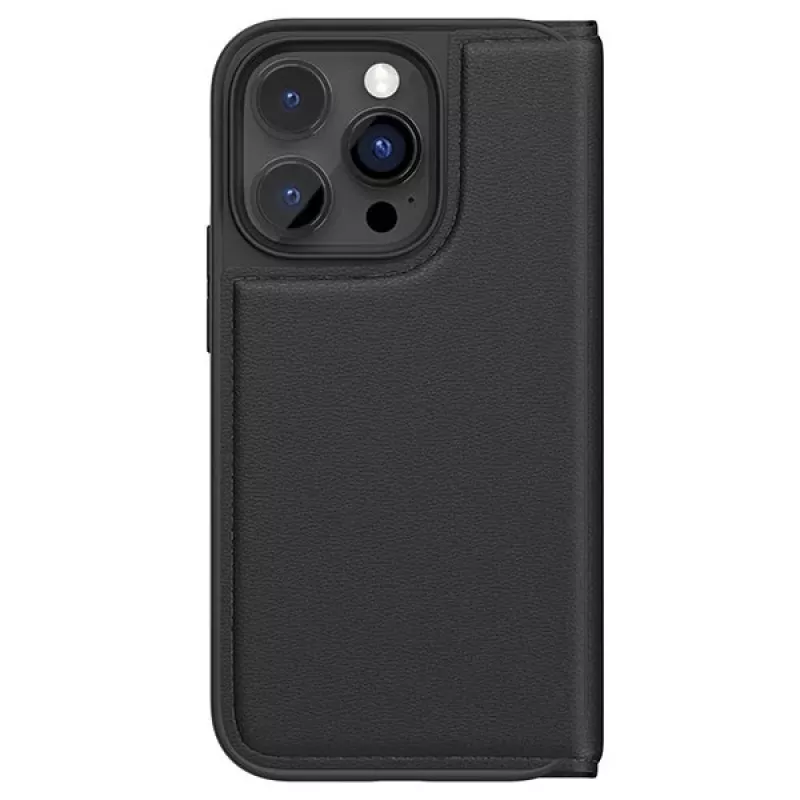 Capa tipo livro Adidas Originals Basic para iPhone 14 Pro, preto e branco