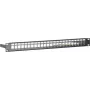 DSIT DS-Patch-24STP painel de patch keystone 24 portas S/UTP 1U preto