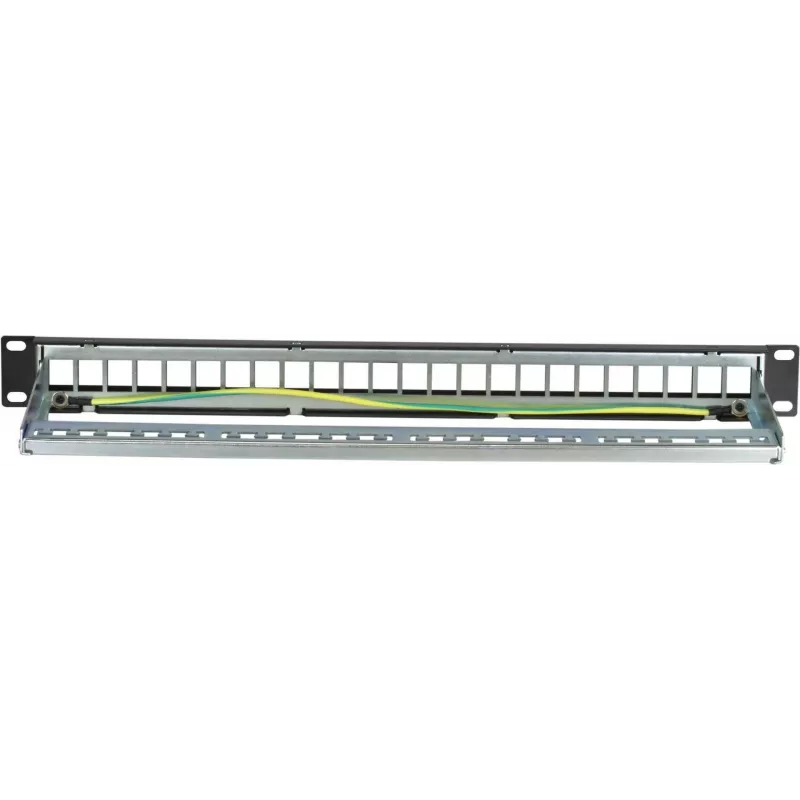 DSIT DS-Patch-24STP painel de patch keystone 24 portas S/UTP 1U preto