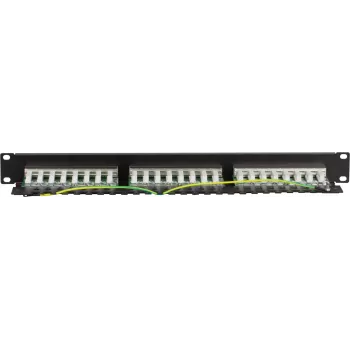 DS-IT painel de patch CAT 5e FTP 24 portas para montagem em rack 19