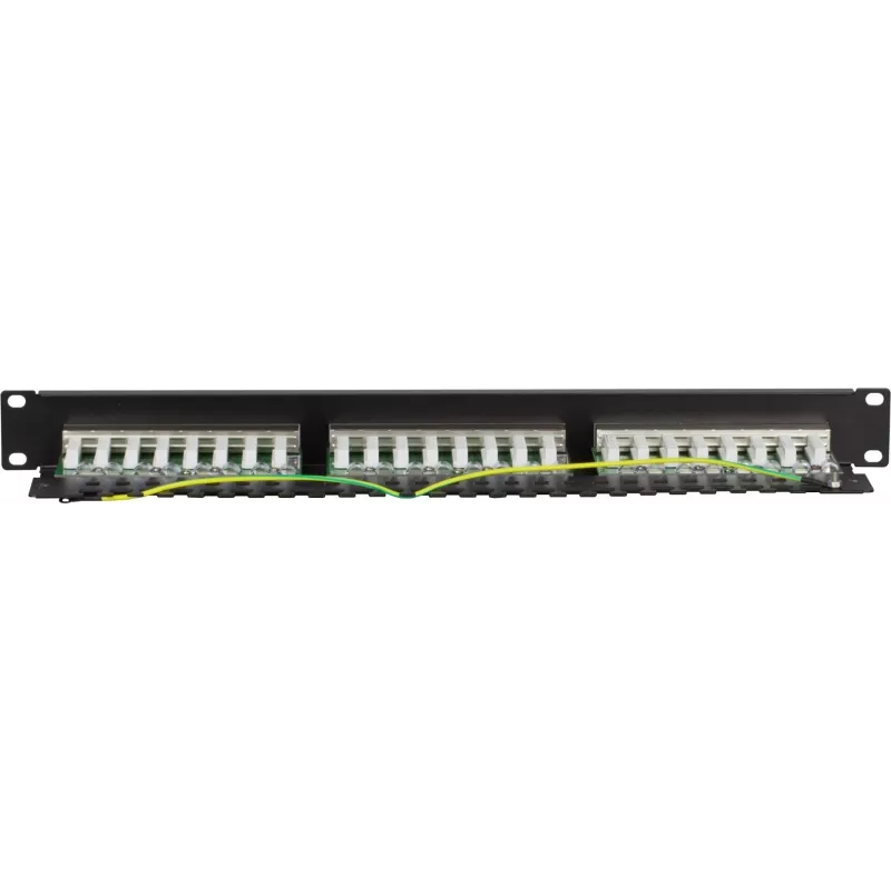 DS-IT painel de patch CAT 5e FTP 24 portas para montagem em rack 19
