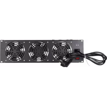 DSIT DS-FAN3FRONT unidade de ventoinhas 3U para montagem em rack com 3 ventoinhas para racks de 19