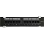 DSIT painel de patch CAT 5e para montagem na parede 12 portas UTP