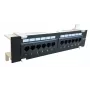 DS-IT painel de patch CAT 6 para parede, 12 portas UTP (DS-Patch6-12UTP-WM)