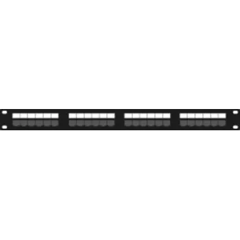 DSIT DS-Patch6a-24UTP painel de patch CAT6a UTP 24 portas, 19