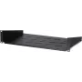 DSIT DS-FH2U300 prateleira fixa 2U para armários de parede de 450 mm de profundidade, 300 mm de profundidade, preto