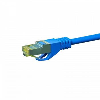 DSIT Cat.7 S/FTP PiMF Cabo de rede RJ45, 0,5 m, Azul