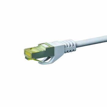 Cabo patch DSIT Cat.7 S/FTP (PiMF) RJ45, branco, 1,50 m