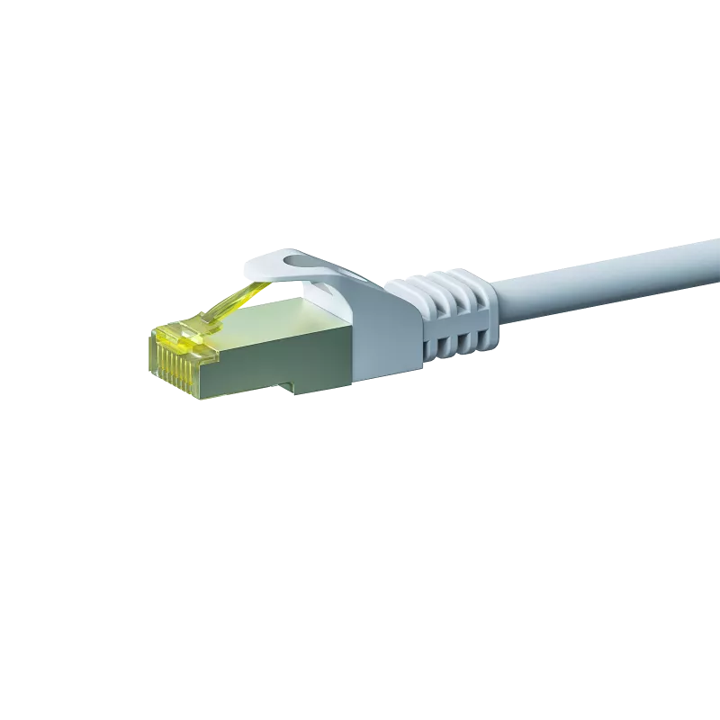 Cabo de rede RJ45 DSIT S/FTP PiMF com cabo bruto CAT 7, 50 m, branco (DC-72-500)