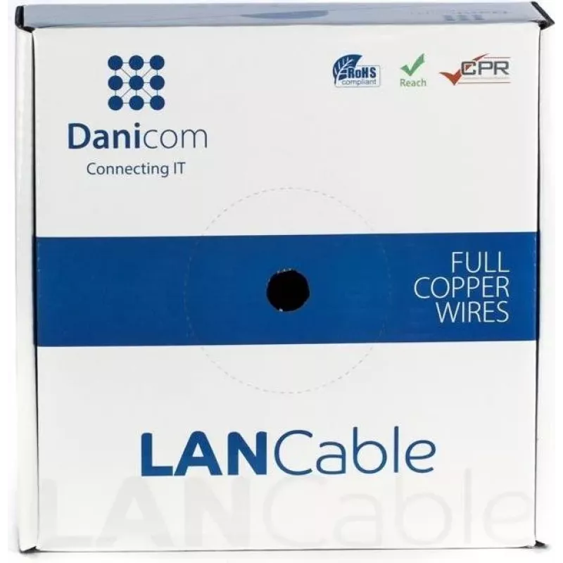 Cabo de rede DSIT DANICOM CAT6 FTP 50m PVC Fca
