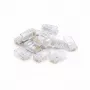 Fichas de rede DSIT UTP RJ45 CAT6 para cabos flexíveis - pack de 10