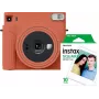 Fujifilm Instax Square SQ1 câmara instantânea, laranja terracota, com filme (70100148679)
