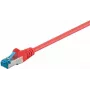 Cabo de instalação de rede DSIT CAT 6a S/FTP LSOH 50m vermelho