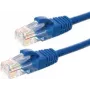 Cabo de rede DSIT CAT6, U/UTP, 0,25 m, azul, 100% cobre (DC-64-002)