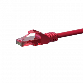 Cabo de rede DSIT CAT6 100% cobre U/UTP 5m vermelho (DC-65-050)