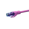 Cabo de rede DSIT CAT6a 100% cobre - U/UTP - 0,50 metros - rosa (DC-U6A9-005)