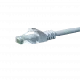 Cabo de rede DSIT CAT 6 U/UTP - 0,50 m - branco - CCA (DC-C62-005)