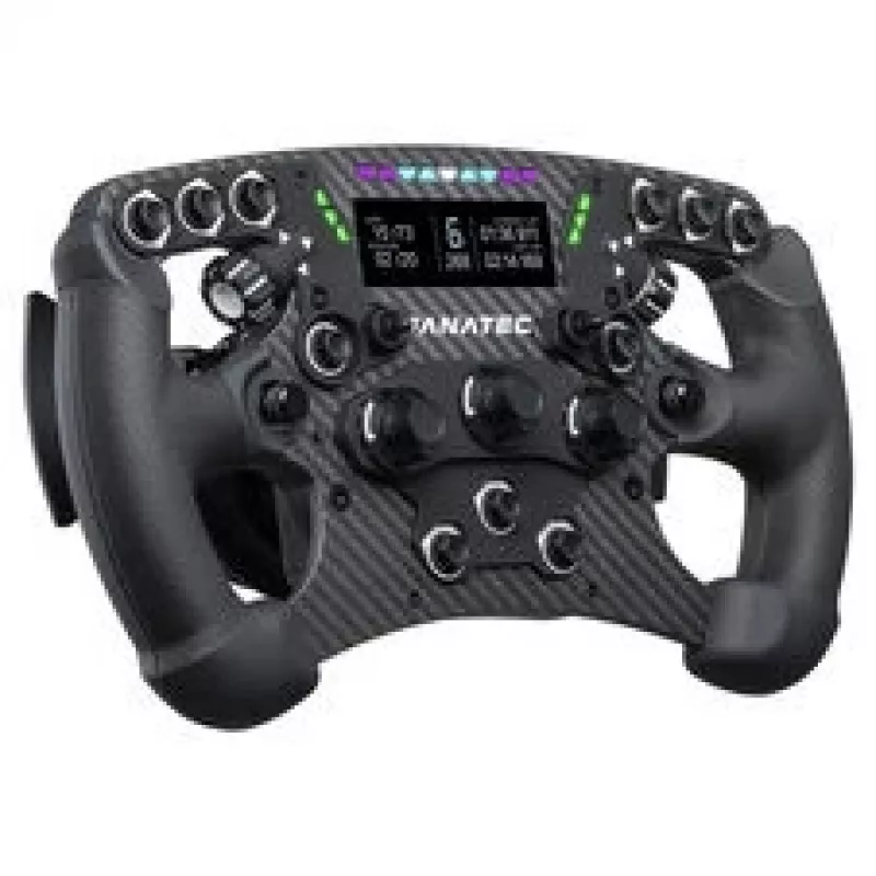 Volante Fanatec ClubSport Formula V3, 290 mm, ecrã OLED de 2,7 polegadas, RGB, preto (CRD-9020019-WW)