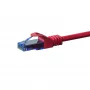 Cabo de rede DSIT CAT6a 100% cobre U/UTP 10 m vermelho (DC-U6A5-100)
