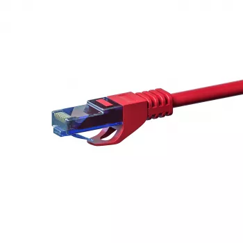 Cabo de rede DSIT CAT6a 100% cobre U/UTP 10 m vermelho (DC-U6A5-100)