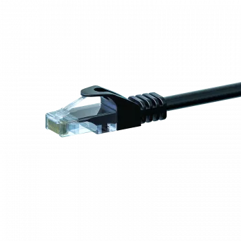 Cabo de rede DSIT DC-50-005 CAT5e U/UTP, 0,5 m, preto, 100 % cobre