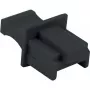 Tampas de proteção DSIT para portas RJ45, conjunto de 10 unid., preto