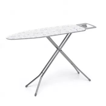 Tábua de passar a ferro dobrável Rayen 113 x 34 cm com altura ajustável e apoio para o ferro