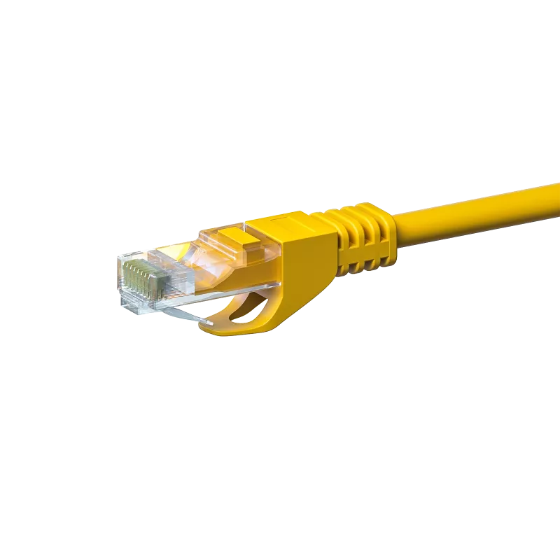 Cabo de rede DSIT CAT5e U/UTP, 20 m, amarelo, 100% cobre (DC-57-200)